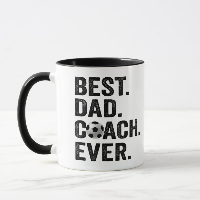 Mug Meilleur Entraîneur Papa Jamais Fête des pères Foo (Gauche)