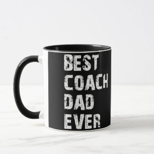 Mug Meilleur entraîneur papa toujours Sport Fête des