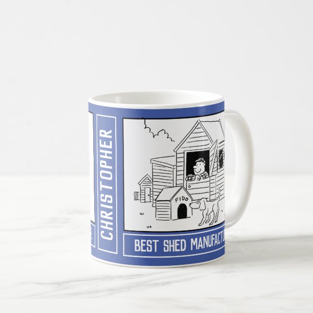 Mug Meilleur fabricant de bâtiments de jardin ou d'omb (Devant droit)
