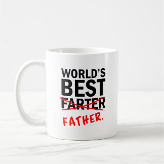 Mug Meilleur Farter du monde | Citation drôle Texte no