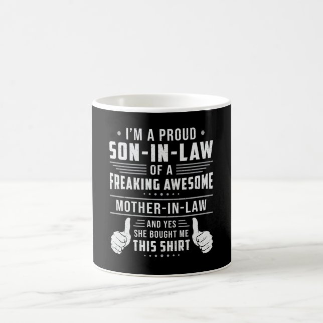Mug Meilleur Fils En Droit Fils Fatigué Idée Cadeau Fi (Centre)