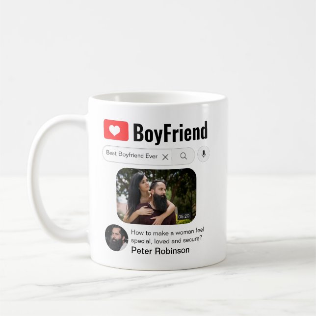 Mug Meilleur Garçon Drôle Jamais Résultat De Recherche (Gauche)