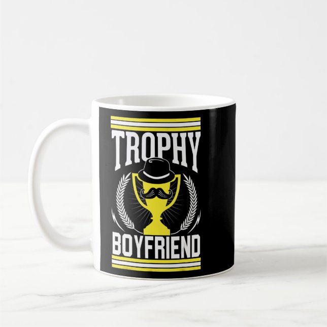 Mug Meilleur Garçon Porté Trophée Moustache 1 (Gauche)
