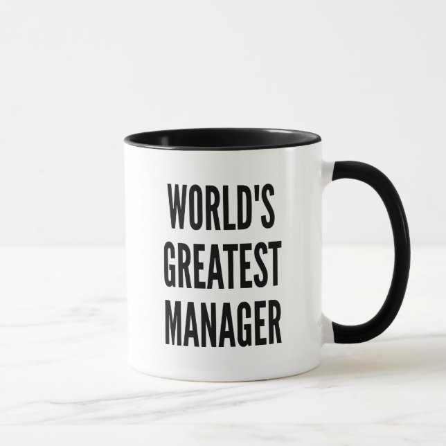 Mug Meilleur gestionnaire du monde (Droite)