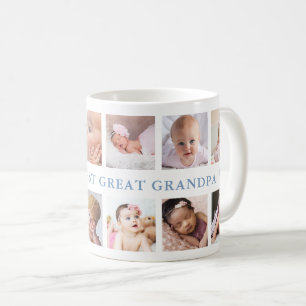 Mug Meilleur grand grand-père du monde moderne bleu 12