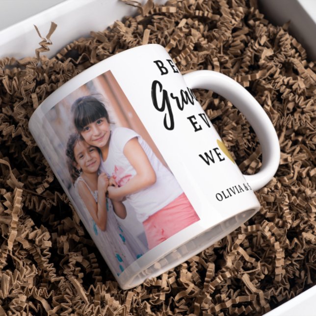 Mug Meilleur grand-mère jamais grand-enfants 2 Collage (Créateur téléchargé)