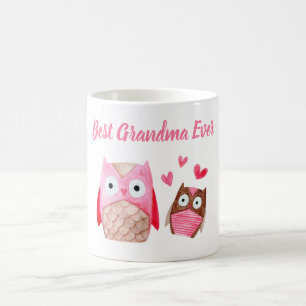 Mug Meilleur Grand-Mère Jamais Mignonne Chouette Perso