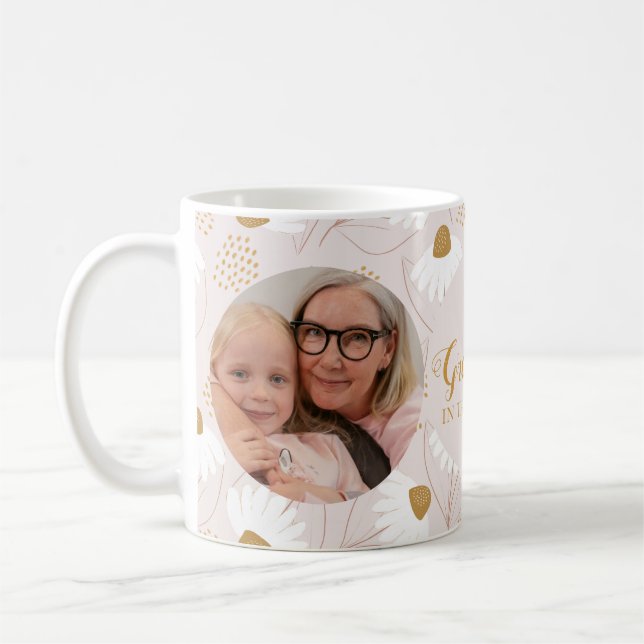 Mug Meilleur Grand-mère Mug, Daisy Floral Grand-mère C (Gauche)