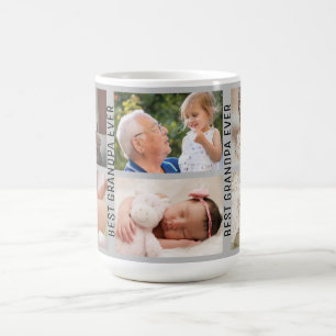 Mug Meilleur Grand-père de plus de 6 photos Collage p