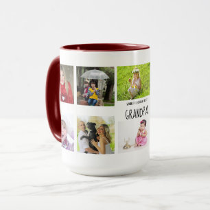 Mug Meilleur grand-père Ever 10 x Collage photo Petits