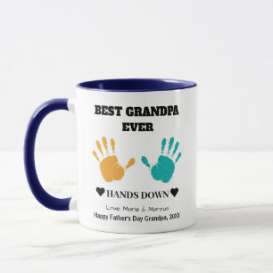 Mug Meilleur Grand-Père Jamais Mains À La Fête des pèr