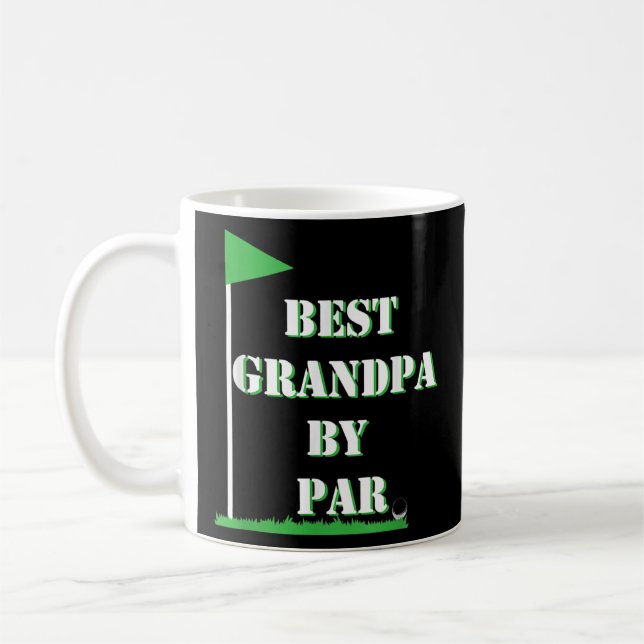 Mug Meilleur grand-père par Par Funny Golf Fête des pè (Gauche)