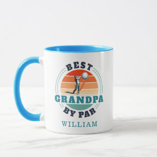 Mug Meilleur Grand-Père Par Par Retro Golfing Personna