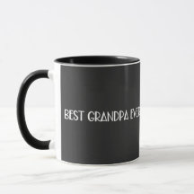 Meilleur Grand-Père Simple Noir Blanc Cadeau Grand