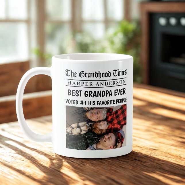 Mug Meilleur grand-père toujours personnalisé - titre  (Créateur téléchargé)