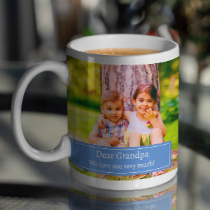 Mug Meilleur grand-père toujours petits-enfants Photo 