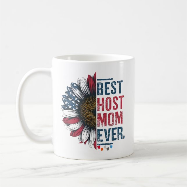 Mug Meilleur hôte Maman Ever, Famille hôte mère hôte (Gauche)