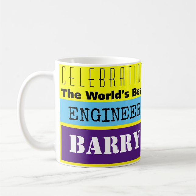 Mug Meilleur ingénieur du monde (Gauche)