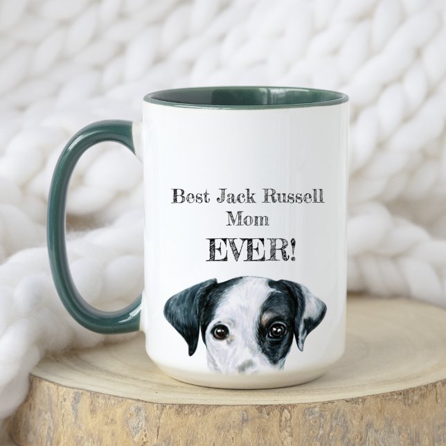 Mug Meilleur Jack Russell Maman Jamais ! | Jack Russel (Front)