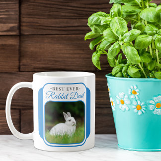 Mug Meilleur Jambe Rabbit Papa Deux Photo Keepsaké Caf