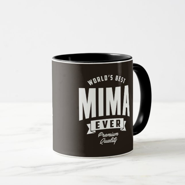 Mug Meilleur Mima jamais (Devant droit)