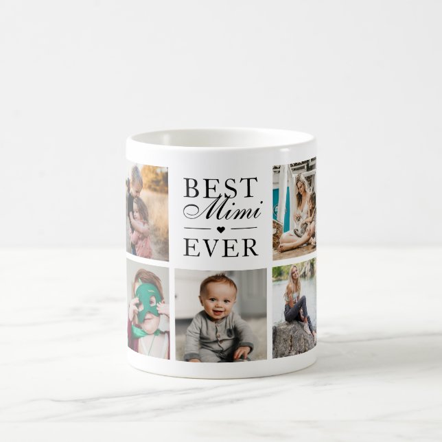 Mug Meilleur Mimi jamais photo personnalisée (Centre)