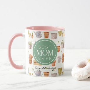 Mug Meilleur Motif d'outil de jardinage de maman jamai
