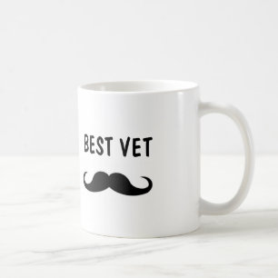 Mug Meilleur mustache VET, pour Vérianarian