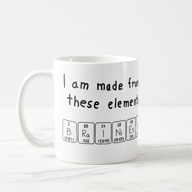 Mug Meilleur nom de table périodique (Gauche)