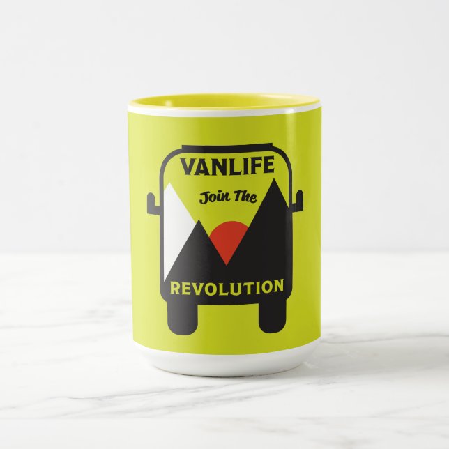 Mug Meilleur nomade de la vie en van (Centre)