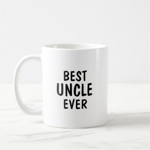 Mug Meilleur oncle jamais Cadeau de typographie minima