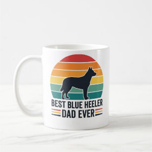 Mug Meilleur Papa Blue Heeler Ever Vintage Design Papa