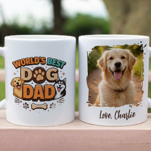 Mug Meilleur Papa Chien du Monde   Fête des Pères Pers