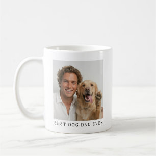 Mug Meilleur papa chien Ever Moderne Tendance Photo pe