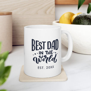 Mug Meilleur papa dans l'année mondiale de Fête des pè