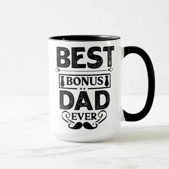 Mug Meilleur papa de bonification (Droite)