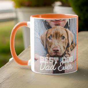 Mug Meilleur Papa de Chien Ever Moderne Photo Personna