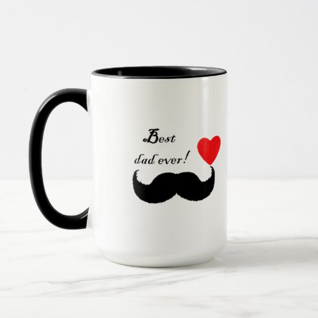Mug Meilleur papa de Fête des pères (Gauche)