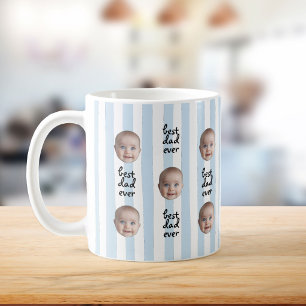 Mug Meilleur Papa de Tous les Temps Bandes Bébé Photo