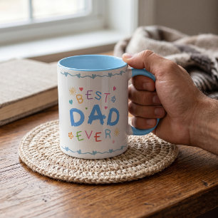 Mug Meilleur Papa du Monde Cadeau pour Papa Fête des P