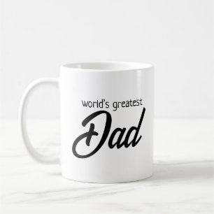 Mug Meilleur papa du monde - No 1, cadeau de Fête des 