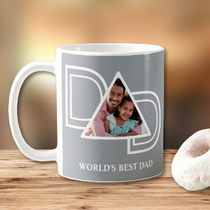 Mug Meilleur Papa du Monde Photo Personnalisée