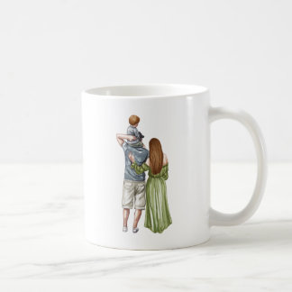 Mug Meilleur papa, fils et maman du monde