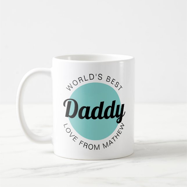 Mug Meilleur papa grand-père du monde Fête des pères p (Gauche)