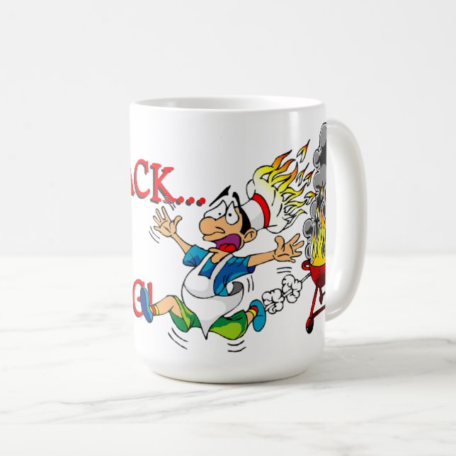 Mug Meilleur Papa Grillant (Devant droit)