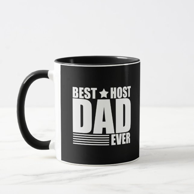 Mug Meilleur papa hôte jamais heureux fête des pères i (Gauche)