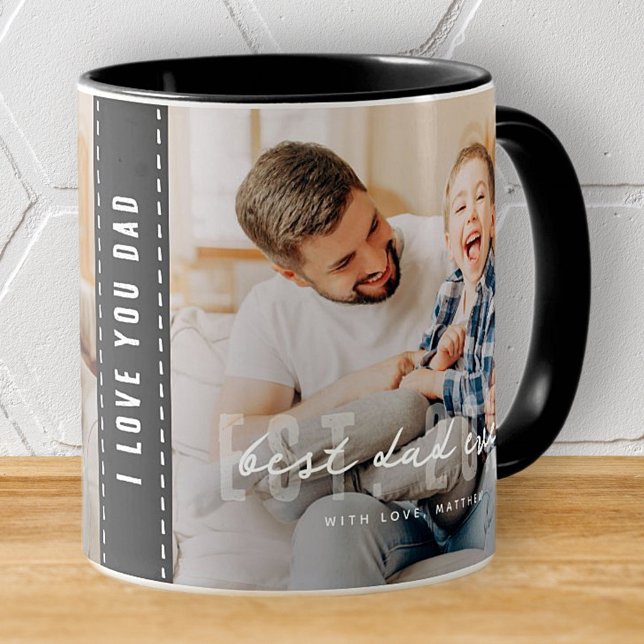 Mug Meilleur papa Jamais Athlétisme Fête des pères pho (Créateur téléchargé)