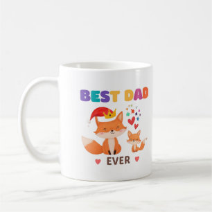 Mug meilleur papa jamais mignon design