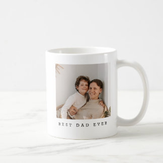 Mug Meilleur papa Jamais photo complète personnalisée