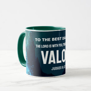 Mug Meilleur papa jamais puissant homme de VALOR Chris